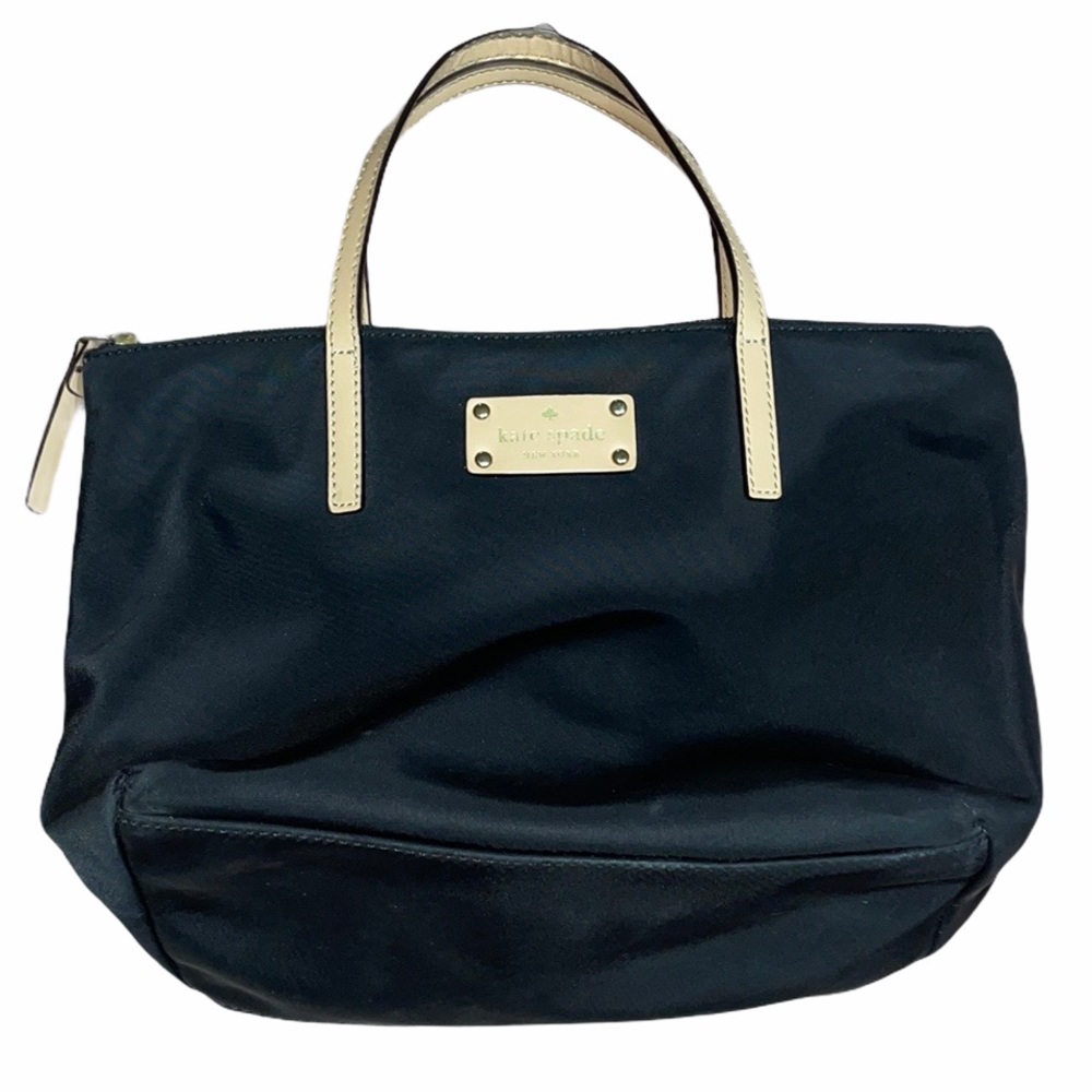 Kate Spade Small Nylon Leather Purse Black